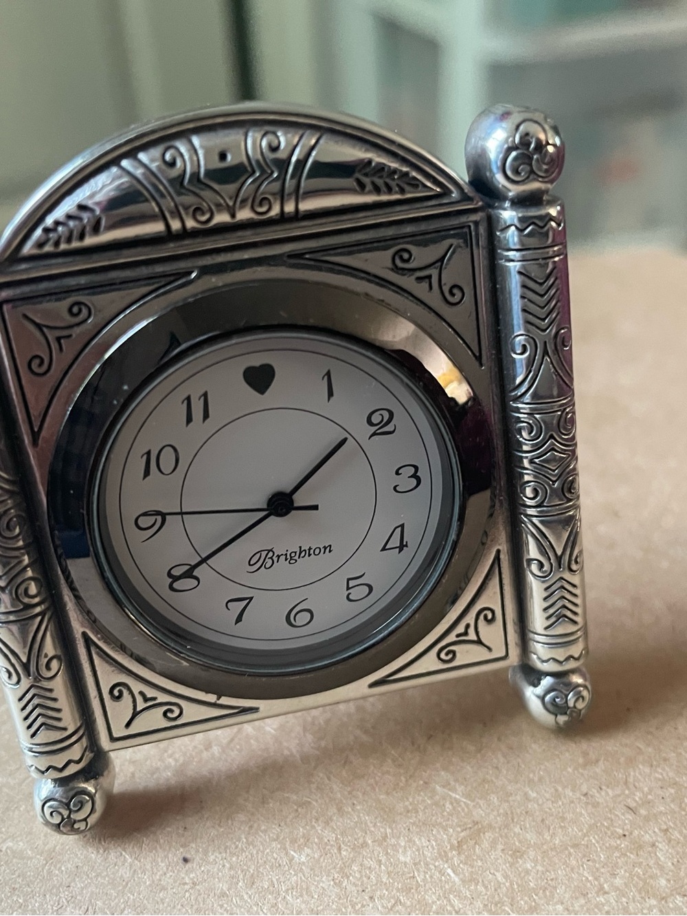 Brighton Desert Passage Mini Ornate Clock